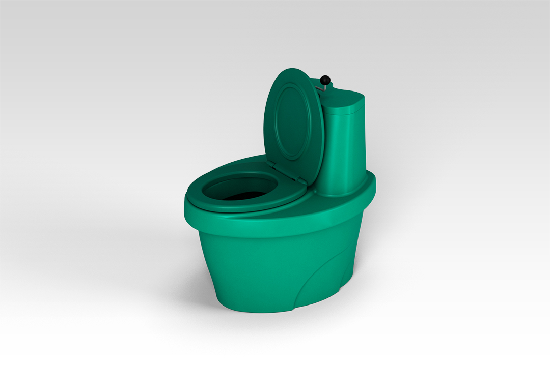 Туалет торфяной «Rostok» зеленый